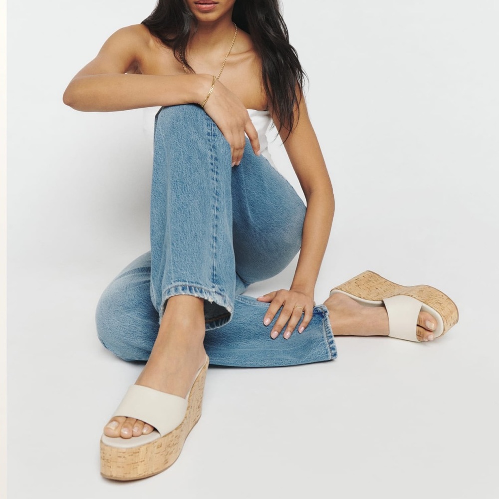 Reformation Jordan Wedge Sandal